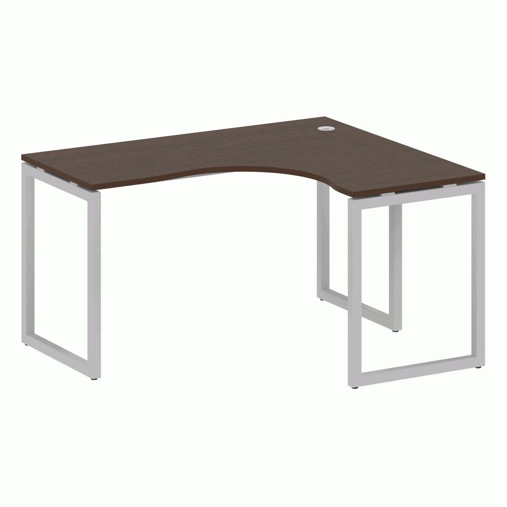 Стол криволинейный правый на О-образном м/к