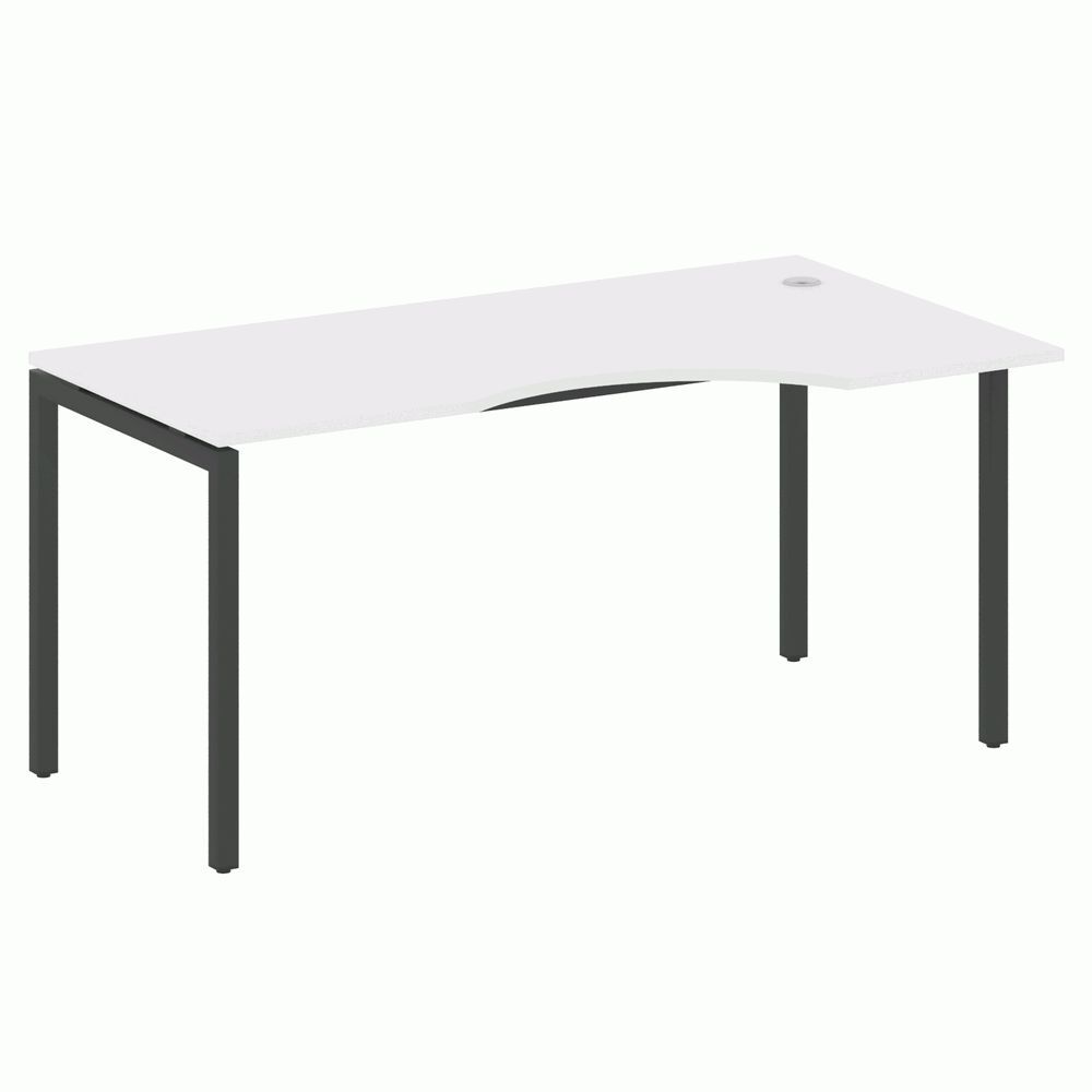 Стол криволинейный правый на П-образном м/к