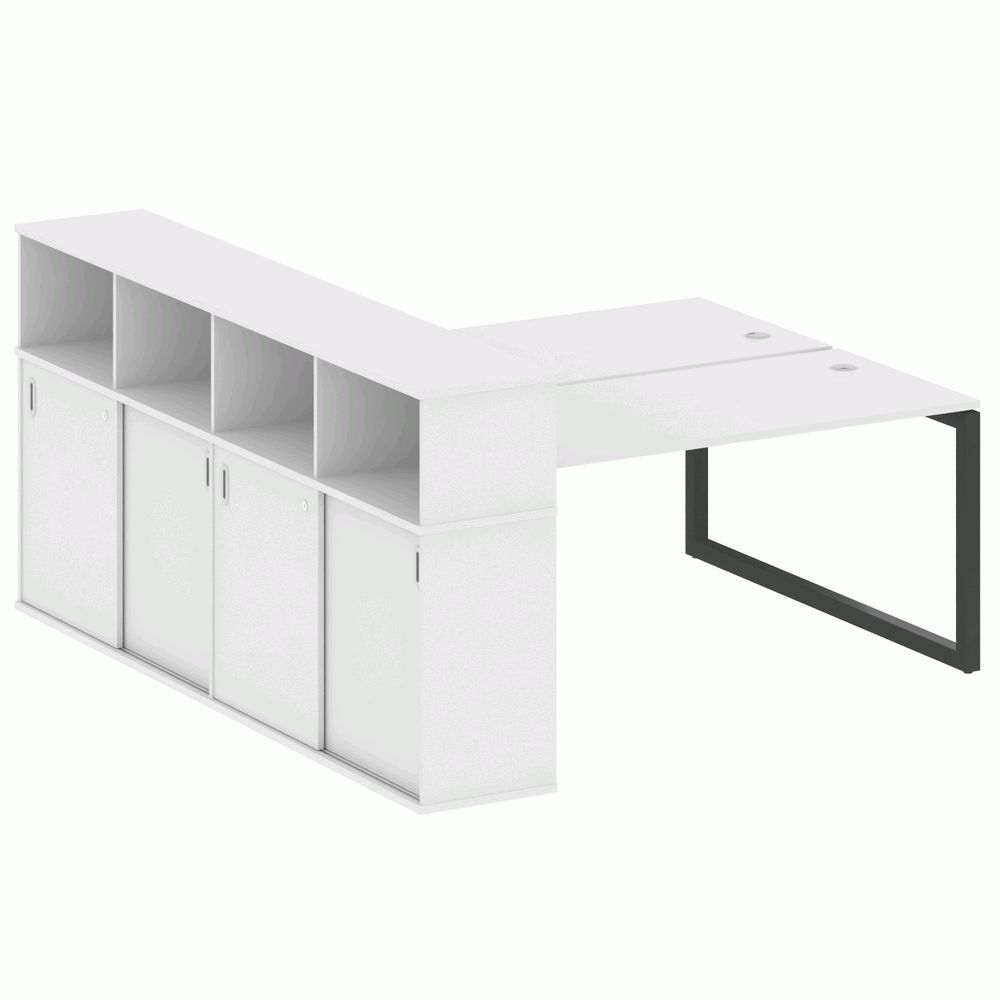 Р. ст. с шкафом-купе на О-образном м/к