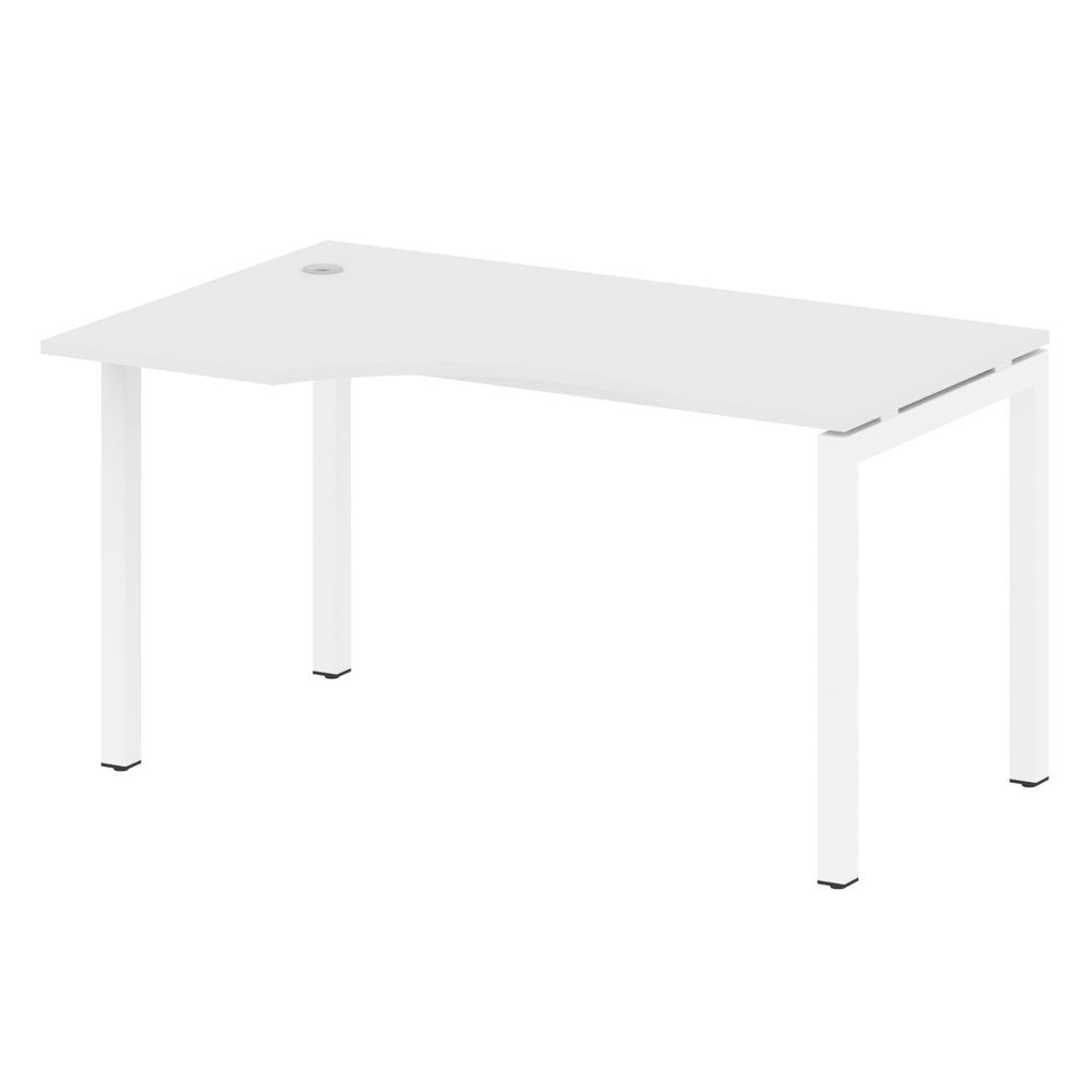 Стол криволинейный левый на П-образном м/к