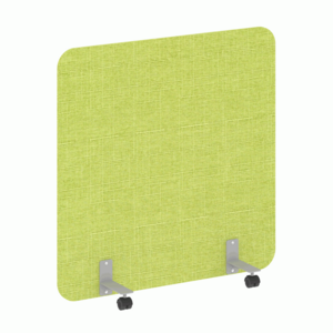 Перегородка на металлических опорах, на роликах