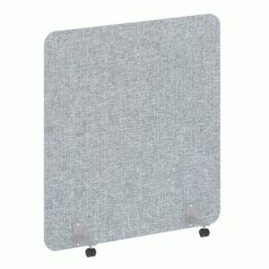 Перегородка на металлических опорах, на роликах