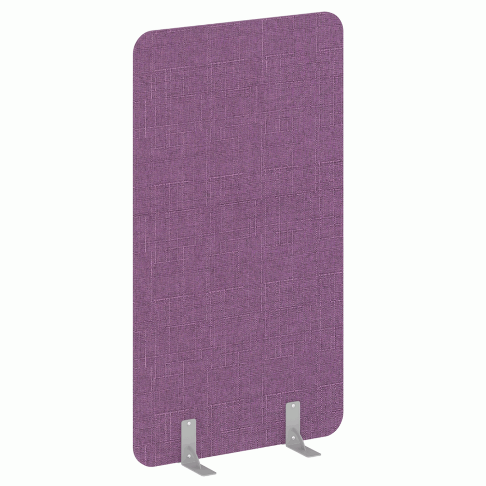 Перегородки на металлических опорах на фетровых подпятниках