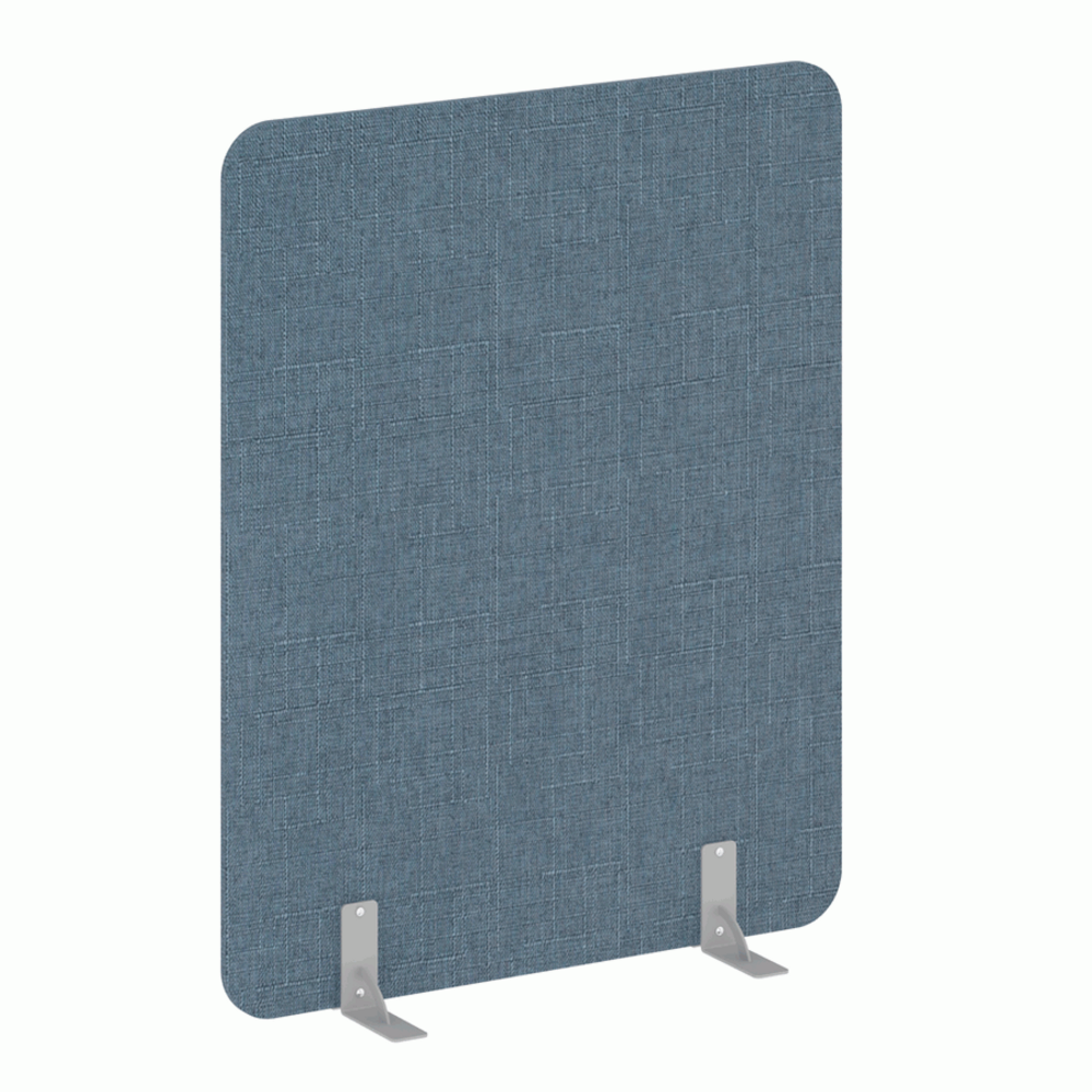 Перегородки на металлических опорах на фетровых подпятниках