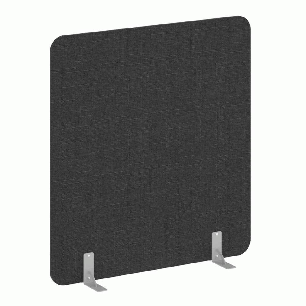 Перегородки на металлических опорах на фетровых подпятниках