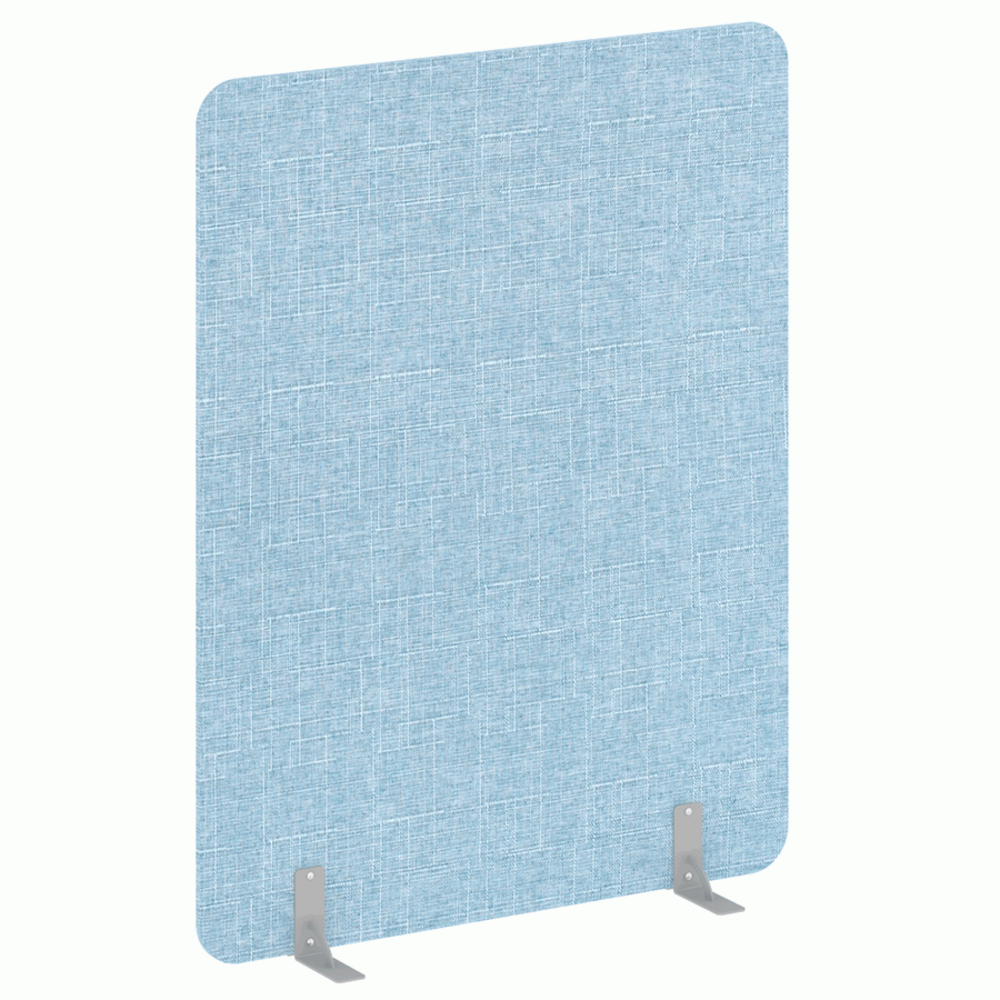 Перегородки на металлических опорах на фетровых подпятниках