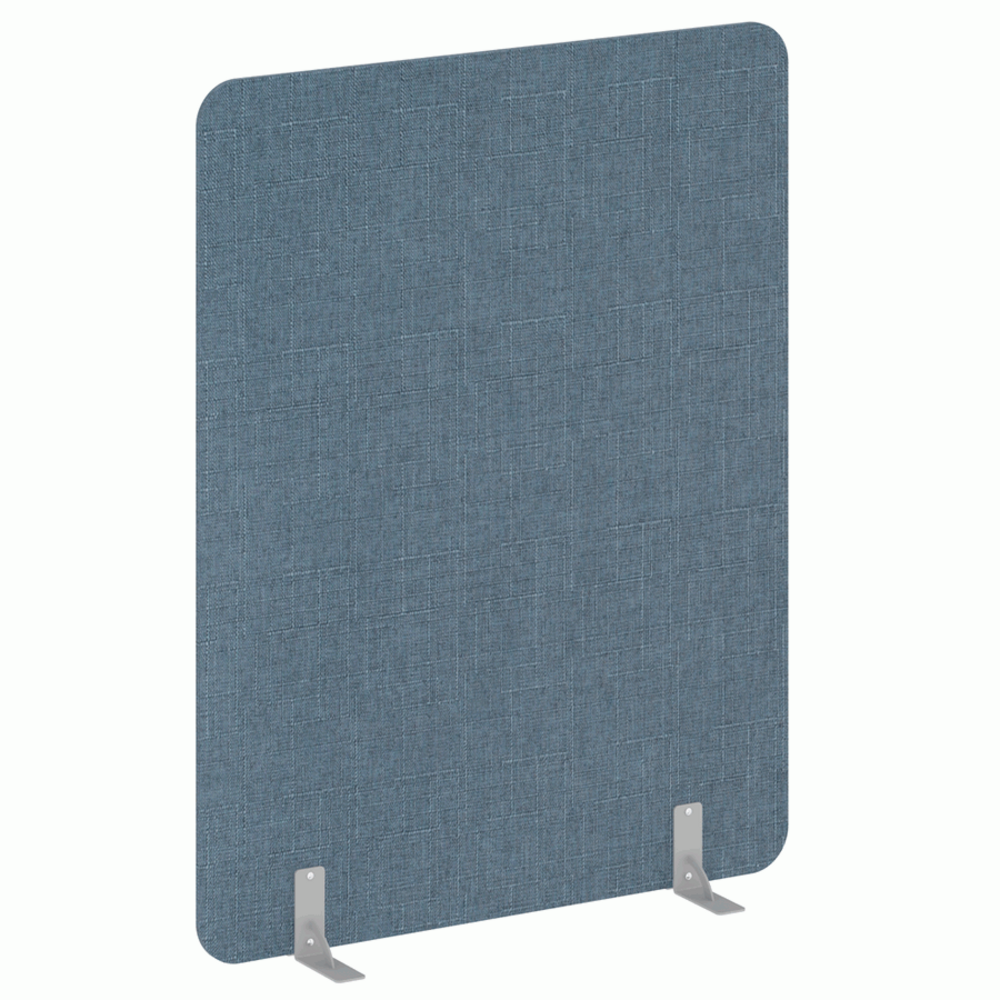 Перегородки на металлических опорах на фетровых подпятниках