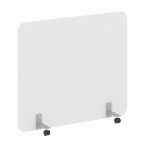 Перегородка на металлических опорах, на роликах