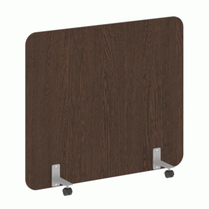 Перегородка на металлических опорах, на роликах