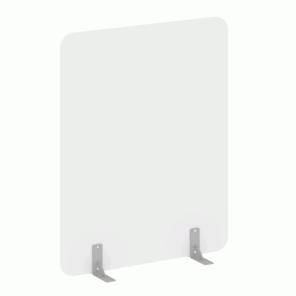 Перегородки на металлических опорах на фетровых подпятниках