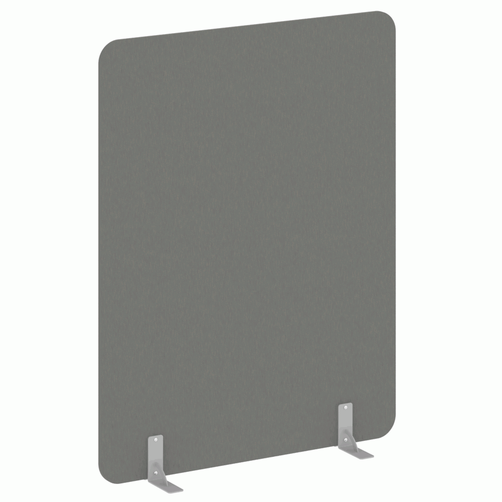 Перегородки на металлических опорах на фетровых подпятниках