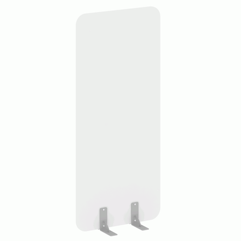 Перегородки на металлических опорах на фетровых подпятниках