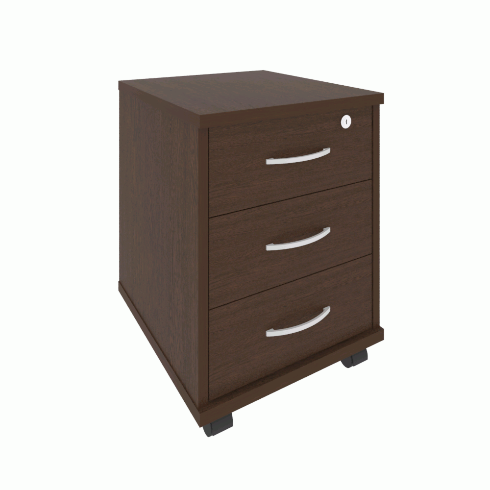 Тумба подкатная 3 ящ. с фолдингом