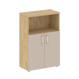 Шкаф средний широкий (2 низких фасада ЛДСП)