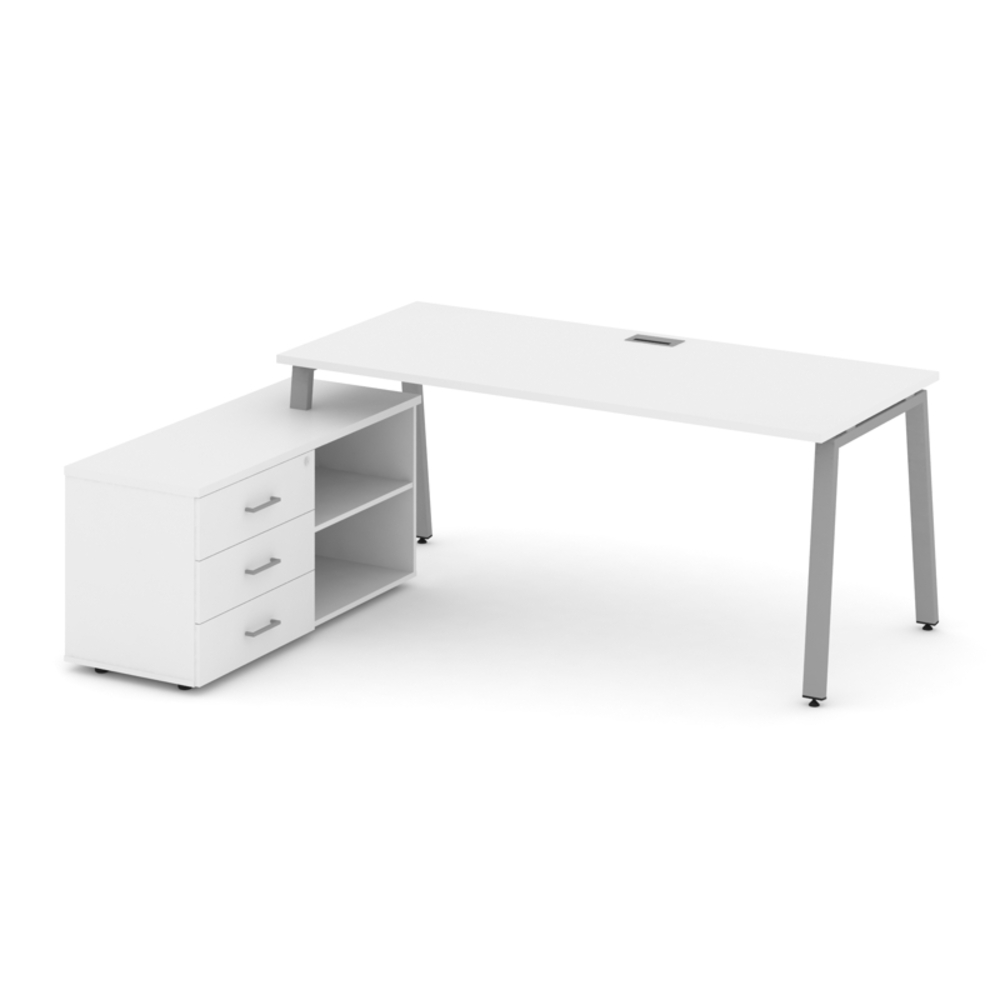 Style Project Direct Стол письменный с греденцией левой