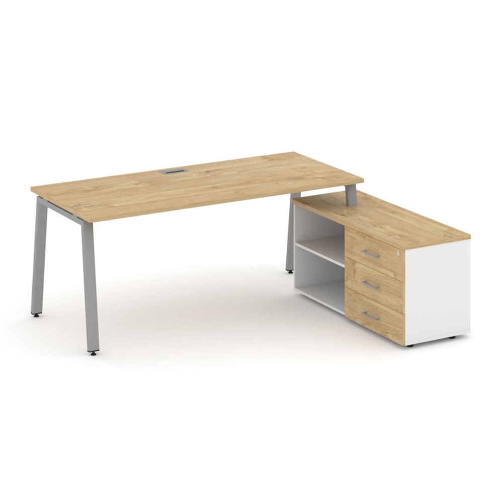 Style Project Direct Стол письменный с греденцией правой