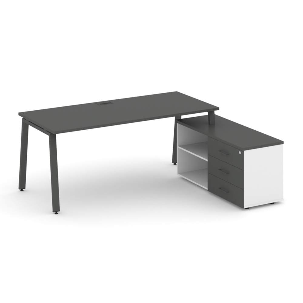 Style Project Direct Стол письменный с греденцией правой