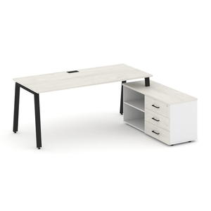 Style Project Direct Стол письменный с греденцией правой