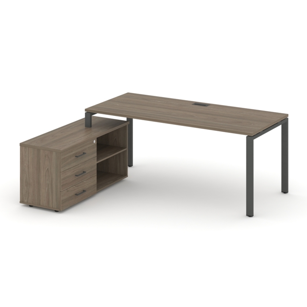 Style Project Direct Стол письменный с греденцией левой