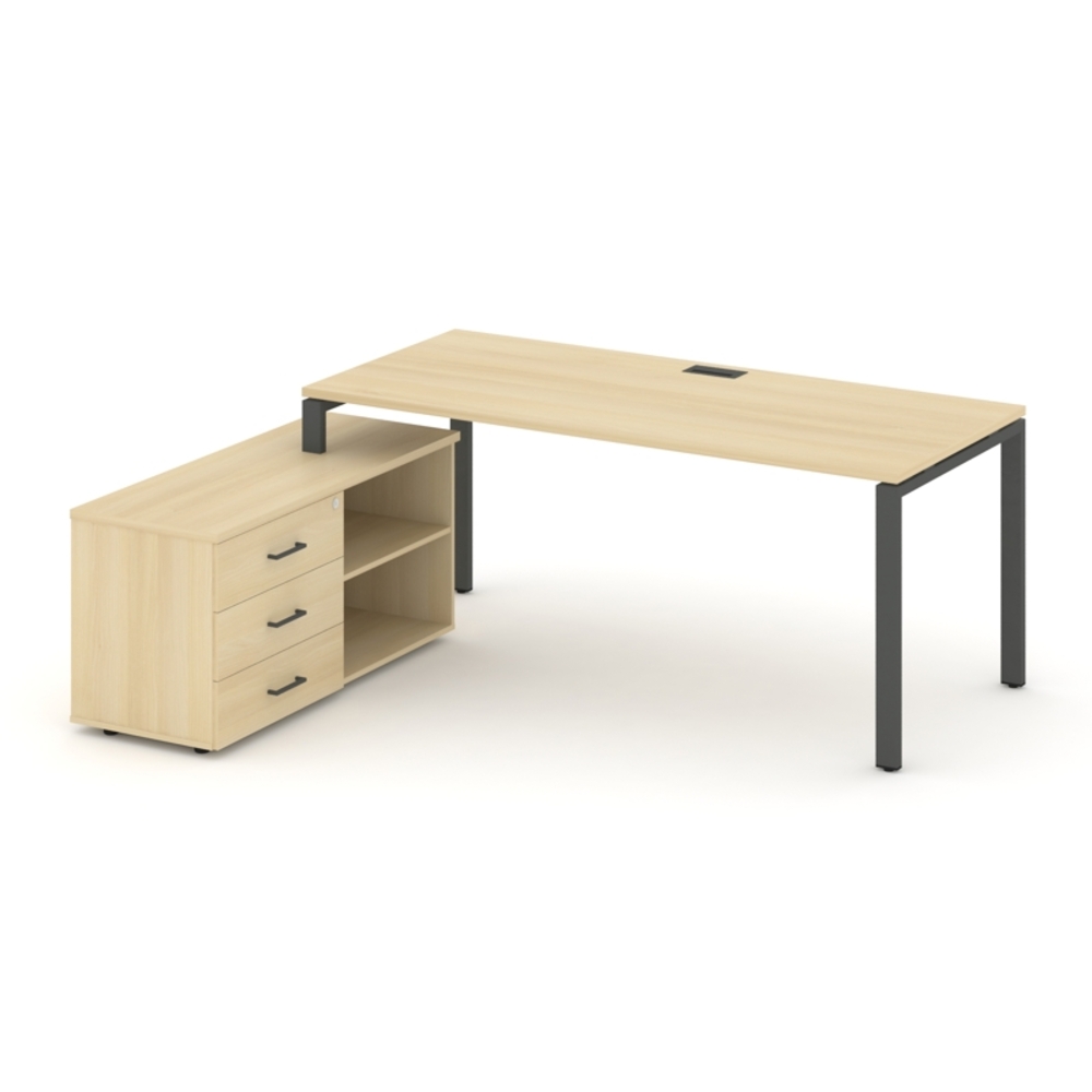 Style Project Direct Стол письменный с греденцией левой