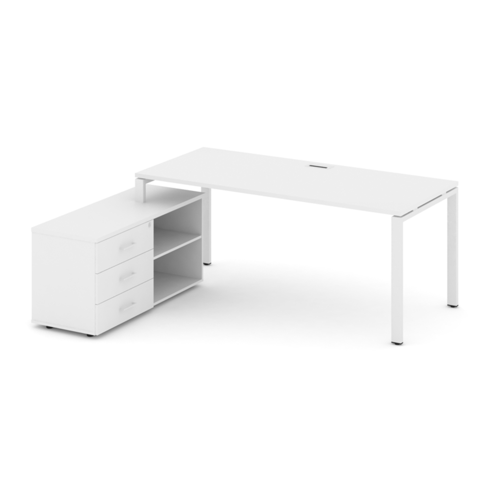 Style Project Direct Стол письменный с греденцией левой