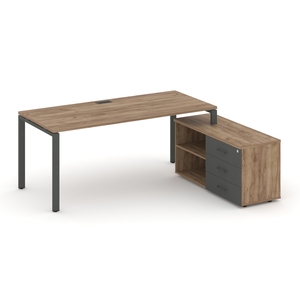 Style Project Direct Стол письменный с греденцией правой