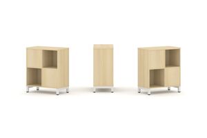 Набор стеллажа двухстороннего, 2 яруса