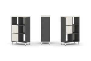 Набор стеллажа двухстороннего, 3 яруса