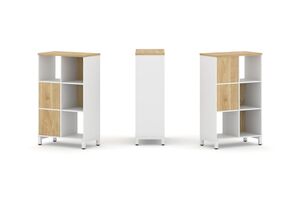 Набор стеллажа двухстороннего, 3 яруса