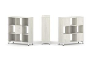 Набор стеллажа двухстороннего, 3 яруса