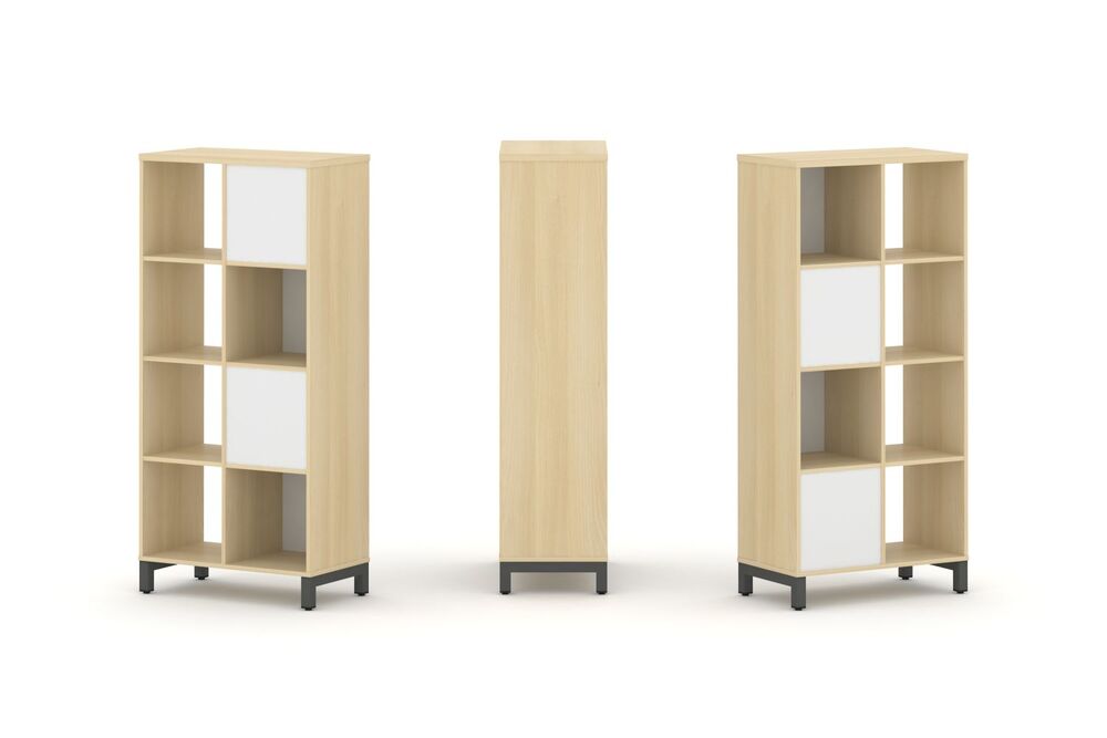 Набор стеллажа двухстороннего, 4 яруса