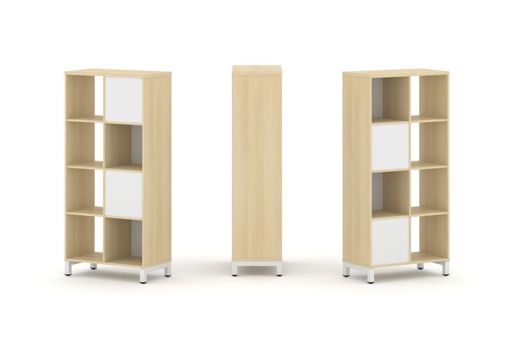 Набор стеллажа двухстороннего, 4 яруса