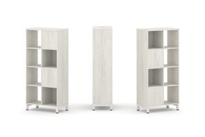 Набор стеллажа двухстороннего, 4 яруса