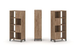 Набор стеллажа двухстороннего, 4 яруса