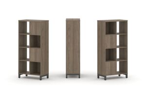 Набор стеллажа двухстороннего, 4 яруса