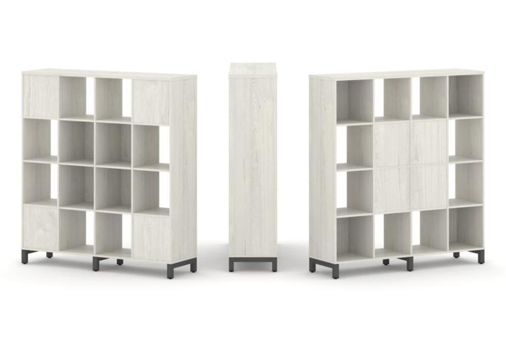 Набор стеллажа двухстороннего, 4 яруса