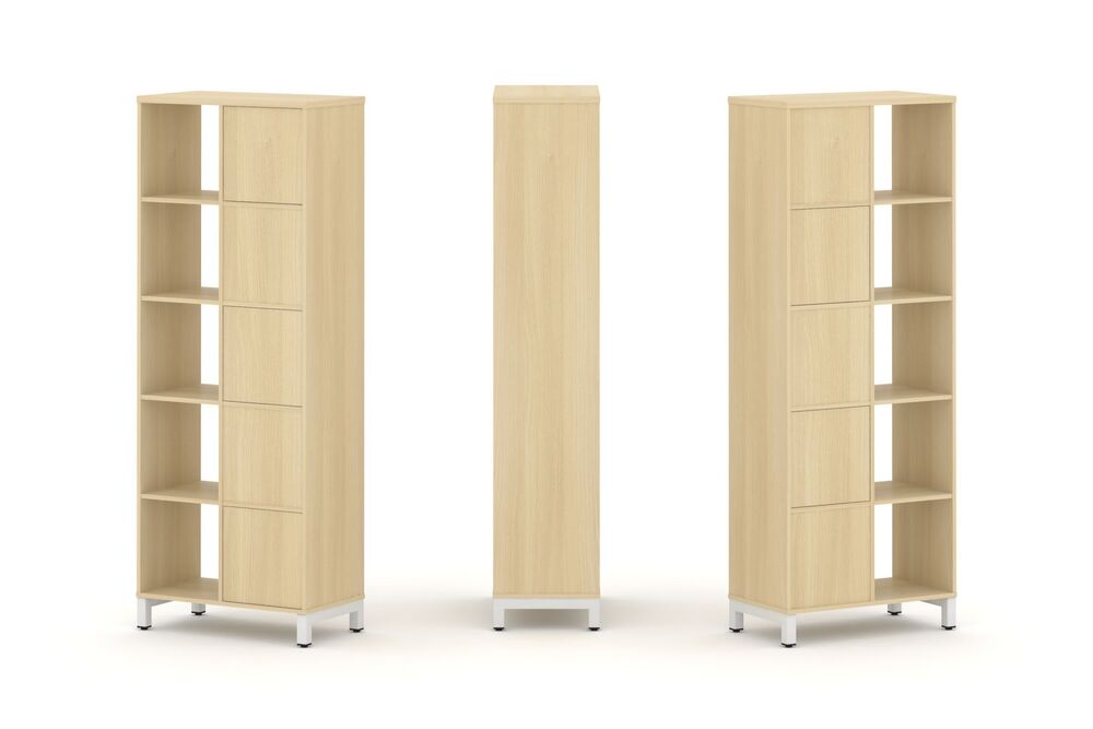 Набор стеллажа двухстороннего, 5 ярусов