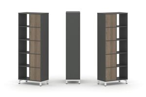 Набор стеллажа двухстороннего, 5 ярусов