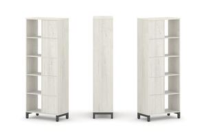 Набор стеллажа двухстороннего, 5 ярусов