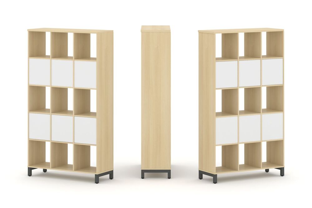 Набор стеллажа двухстороннего, 5 ярусов