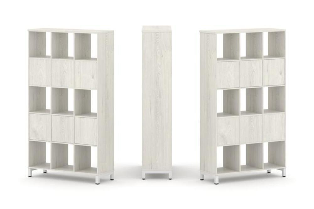 Набор стеллажа двухстороннего, 5 ярусов