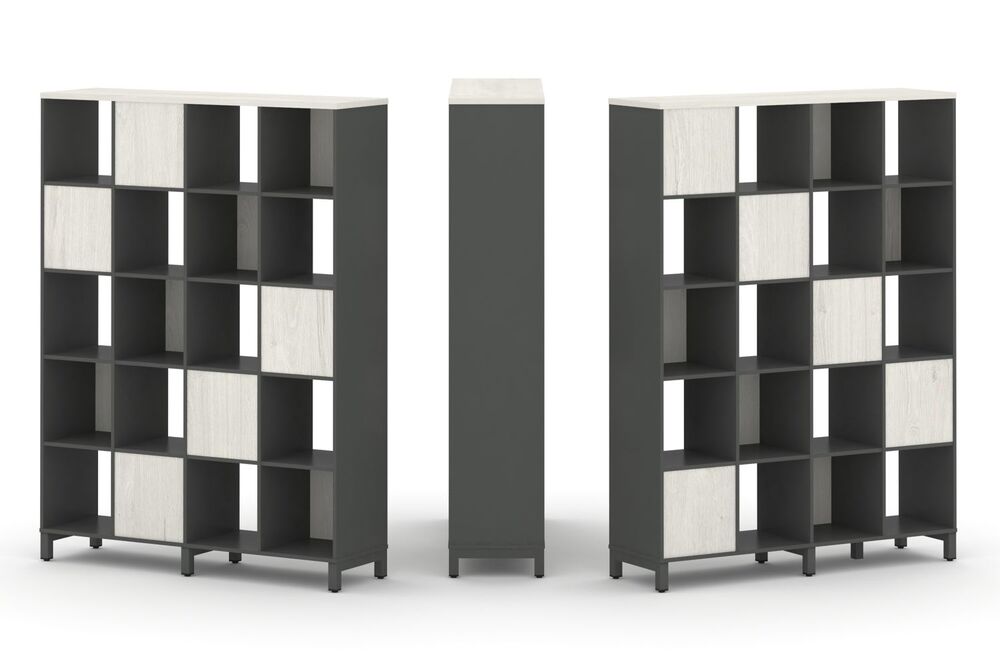 Набор стеллажа двухстороннего, 5 ярусов