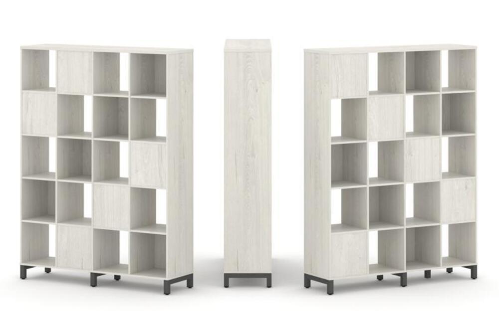 Набор стеллажа двухстороннего, 5 ярусов