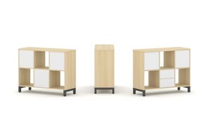 Набор стеллажа одностороннего, 2 яруса