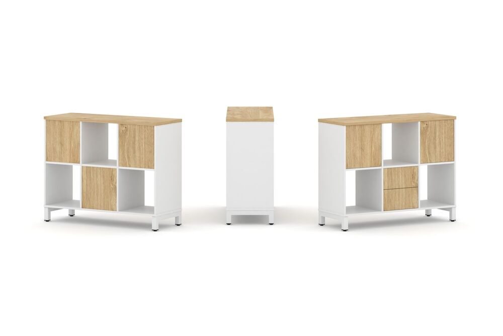 Набор стеллажа одностороннего, 2 яруса