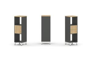 Набор стеллажа одностороннего, 3 яруса