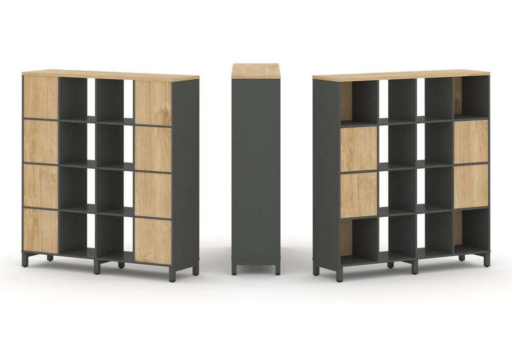 Набор стеллажа одностороннего, 4 яруса