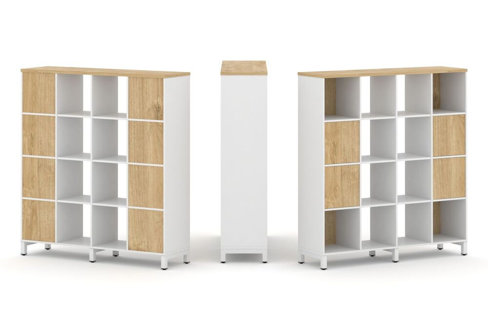 Набор стеллажа одностороннего, 4 яруса