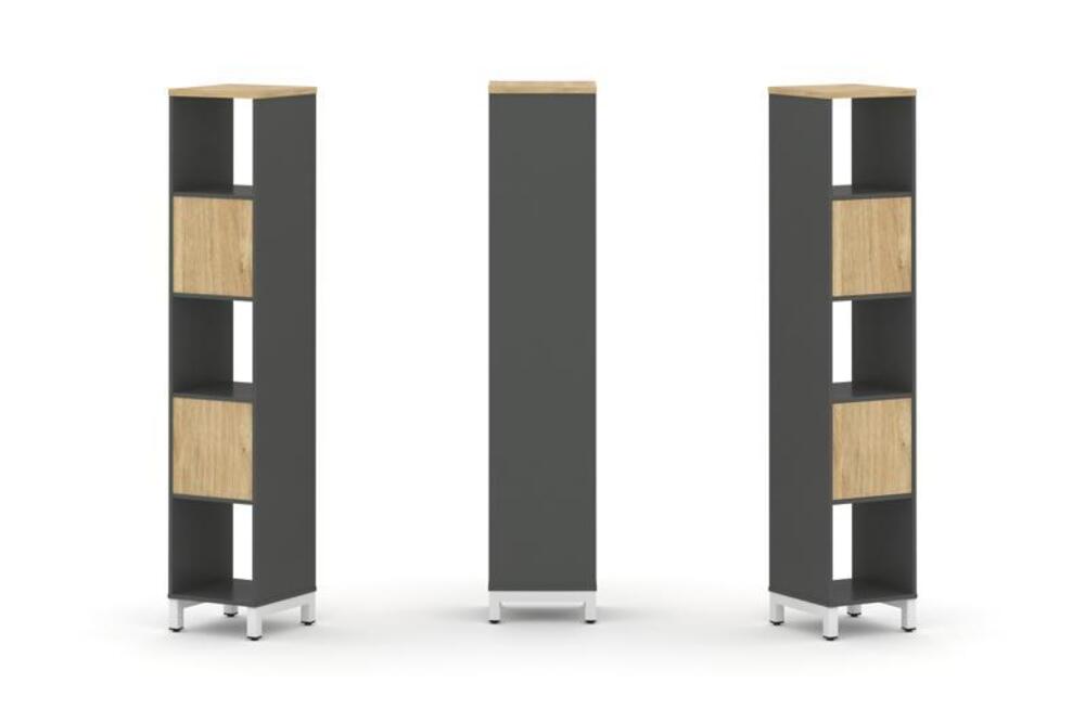 Набор стеллажа одностороннего, 5 ярусов