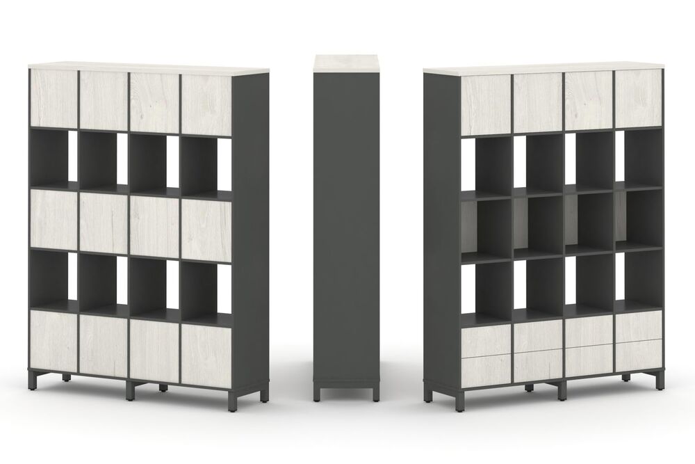 Набор стеллажа одностороннего, 5 ярусов